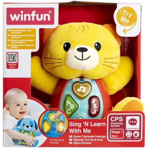 Jucarie interactiva Winfun - Canta si invata cu pisicuta