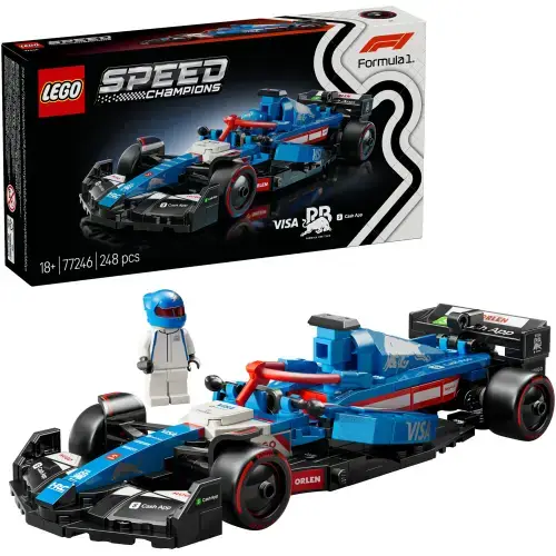 LEGO® Speed Champions - Masina de curse F1® Visa Cash App RB VCARB 01 77246, 248 piese