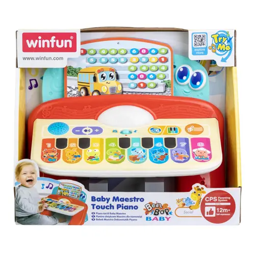 Jucarie interactiva Winfun - Pian, cu lumini si sunete + Jucarie interactiva Winfun - Orga muzicala