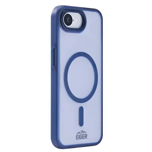 Husa Eiger Blizzard Magsafe GRS iPhone 16e, Albastru