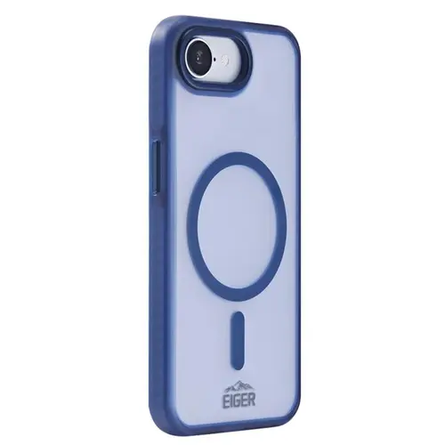 Husa Eiger Blizzard Magsafe GRS iPhone 16e, Albastru