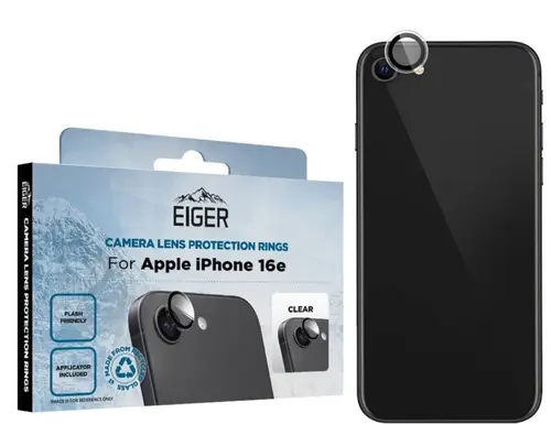 Folie Eiger Sticla Camera 3D Mountain Glass iPhone 16e, Transparent