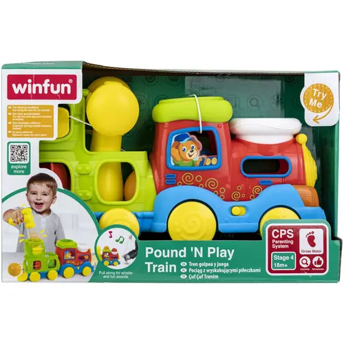 Jucarie de tras Winfun - Trenulet muzical
