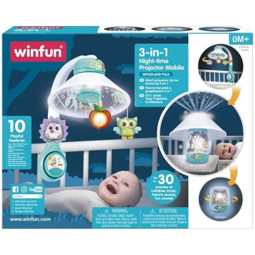 Carusel Winfun 3 in 1 - Proiector mobil