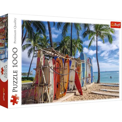 Puzzle Trefl, Plaja Waikiki, 1000 piese
