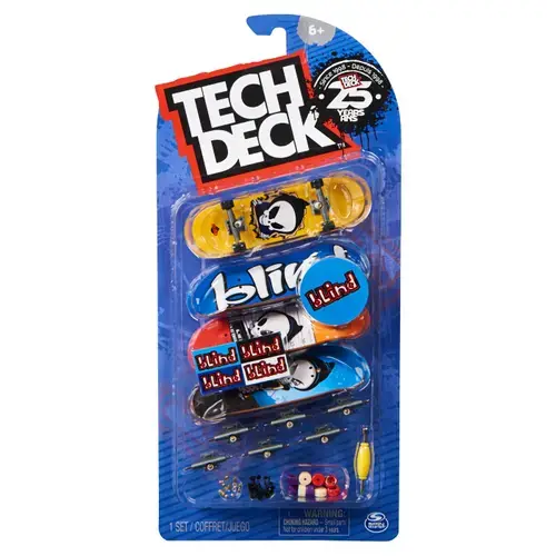 Set 4 piese Tech Deck - Fingerboard Blind, 9.6 cm