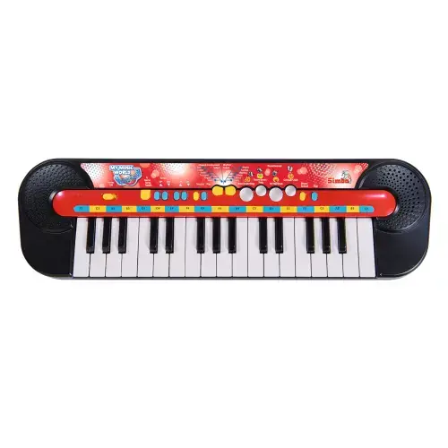 Orga electronica de jucarie Simba cu 32 de clape si 8 melodii demo