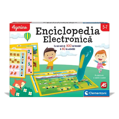 Joc Clementoni Agerino, Enciclopedia electronica, 5-7 ani