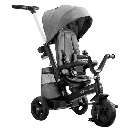 Tricicleta Kinderkraft Easytwist, Gri