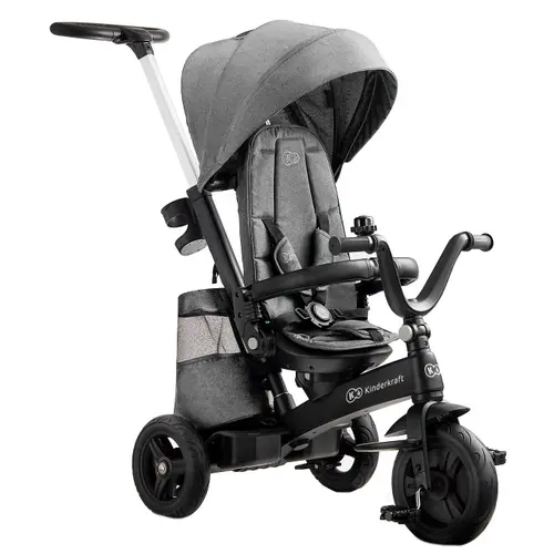 Tricicleta Kinderkraft Easytwist, Gri
