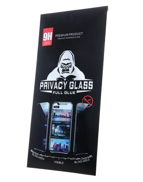 Folie de protectie Ecran Privacy OEM pentru Samsung Galaxy S25 S931, Sticla Securizata, Full Glue