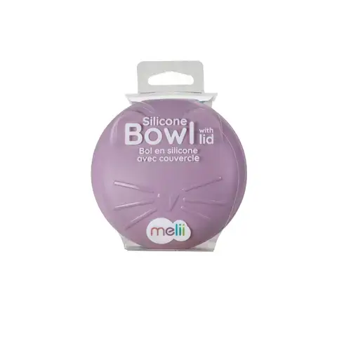 Castronel din silicon cu capac Melii  Pisica, 350 ml