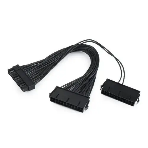 Cablu de alimentare Gembird, 24 pini, 0.3 m, Negru