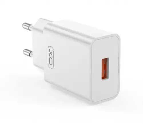 Incarcator Retea XO Design L127, 18W, 3A, 1 x USB-A, Alb