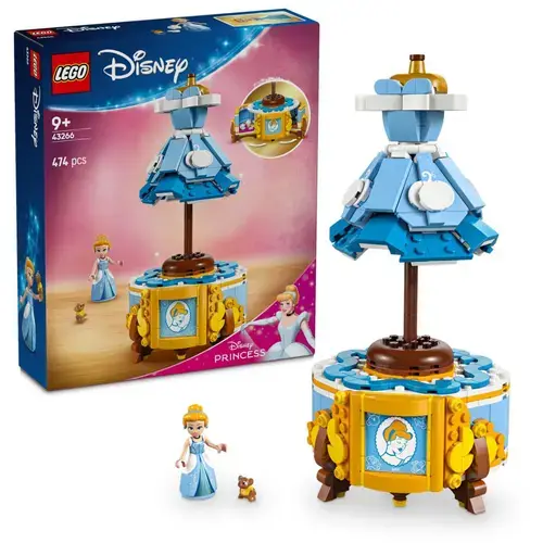 LEGO® Disney Princess - Rochia Cenusaresei 43266, 474 piese