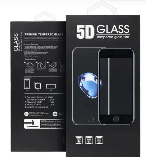 Folie de protectie Ecran OEM pentru Samsung Galaxy A36 A366, Sticla Securizata, Full Glue, 5D, Neagra