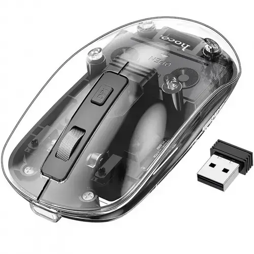 Mouse Wireless HOCO GM29, 1600DPI, Negru