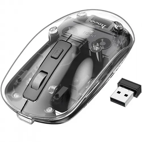 Mouse Wireless HOCO GM29, 1600DPI, Negru