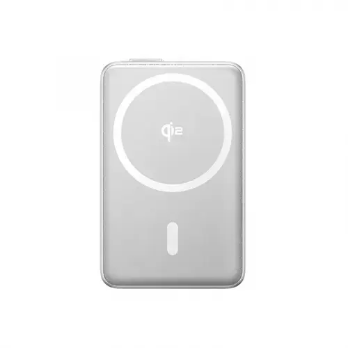 Baterie Externa Wireless Baseus Nomos Kickstand, P10078800843-00, 10000mAh, 45W, PD + QI, 1 x USB-C, Gri