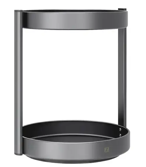 Suport rotativ pentru blat, otel carbon, 38,5x30cm - Zokura