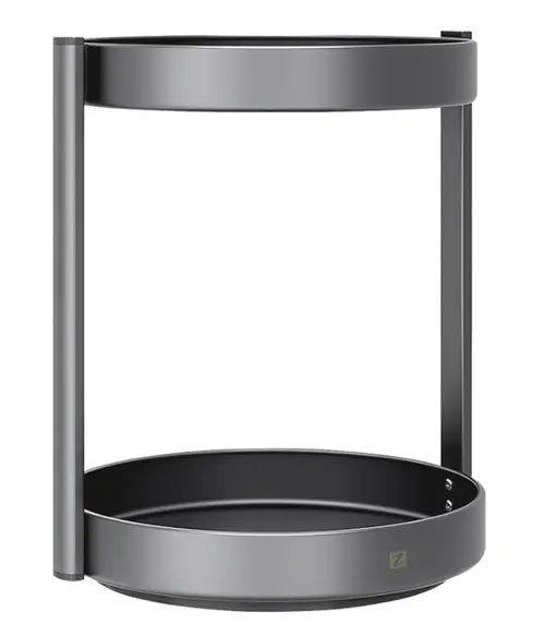 Suport rotativ pentru blat, otel carbon, 38,5x30cm - Zokura