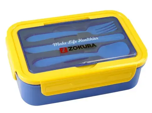 Caserola pentru pranz, cu 3 compartimente, plastic - Zokura