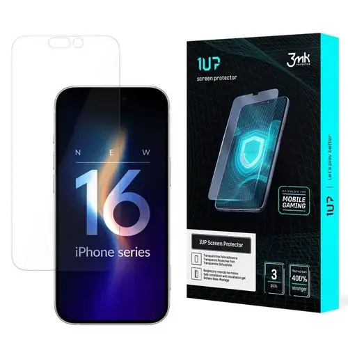 Folie de protectie 3mk 1UP pentru iPhone 16 Pro