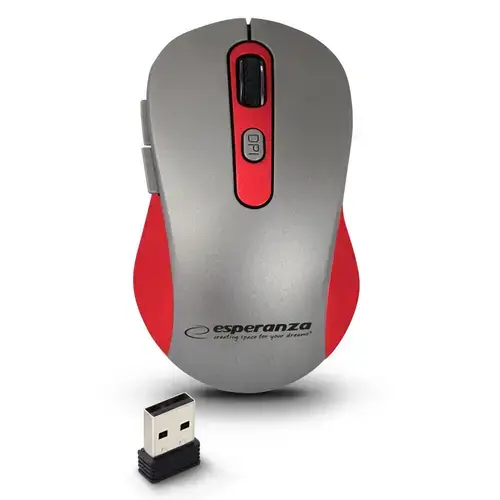 Mouse fara fir ESPERANZA EM131R, USB, Rosu