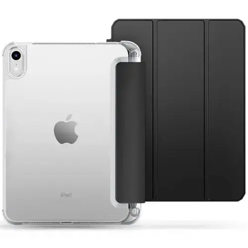 Husa de protectie tableta Tech-Protect, Hybrid, Spatiu depozitare Pen, pentru Apple iPad 10.9 2022, Negru