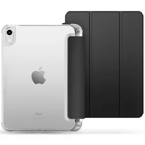 Husa de protectie tableta Tech-Protect, Hybrid, Spatiu depozitare Pen, pentru Apple iPad 10.9 2022, Negru