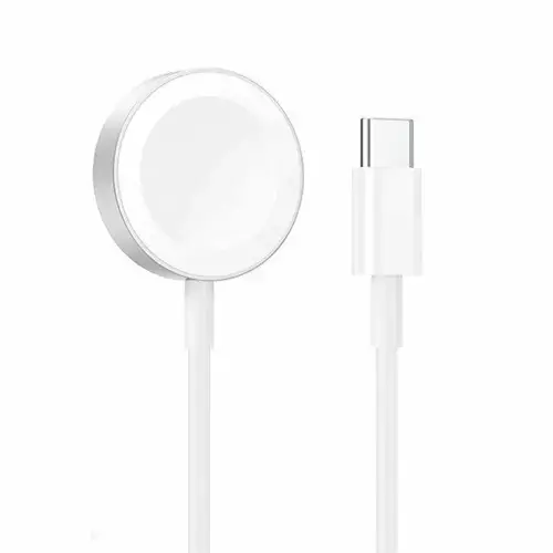 Cablu incarcare iWatch Lamtech Type-C 1.2m Slim, Alb