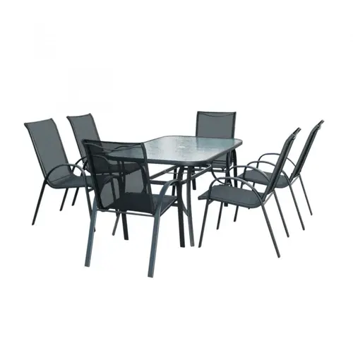 Set mobilier gradina Heinner Fiesta STSM007, 1 masa + 6 scaune