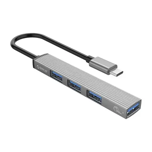 HUB USB Orico AH-13, 4 x USB, Gri