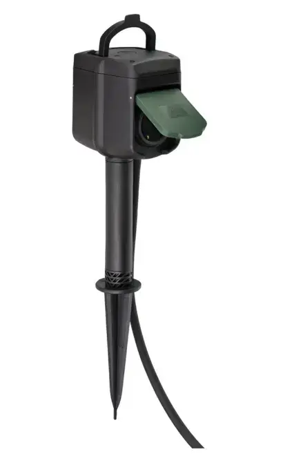 Prelungitor inteligent de gradina Brennenstuhl Connect, Wi-Fi, 2 prize, IP44, Tarus, Control aplicatie, Alexa si Google Assistan, cablu H07RN-F 3G1.5, 10 m