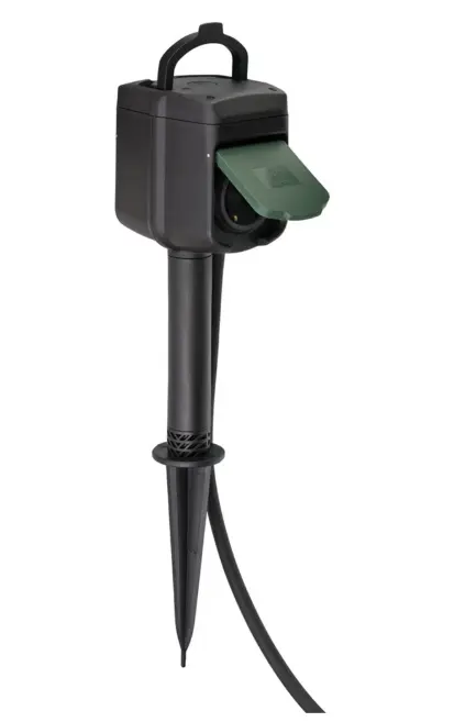 Prelungitor inteligent de gradina Brennenstuhl Connect, Wi-Fi, 2 prize, IP44, Tarus, Control aplicatie, Alexa si Google Assistan, cablu H07RN-F 3G1.5, 10 m