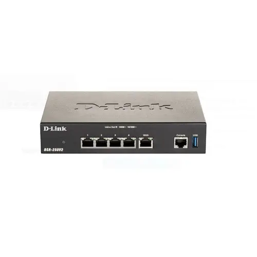 VPN Router D-Link DSR-250v2 5 Port Gigabit
