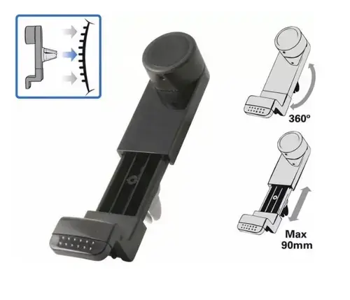 Suport auto KSIX KS000014, telefon cu diagonala pana 6.3inch