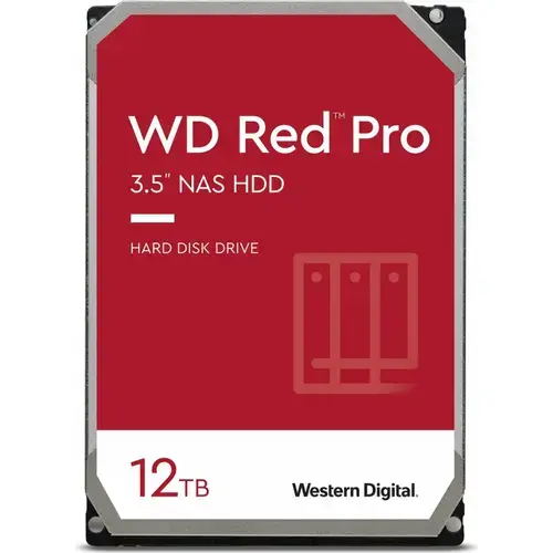 HDD Western Digital Red Pro 12TB SATA-III 7200RPM 512MB