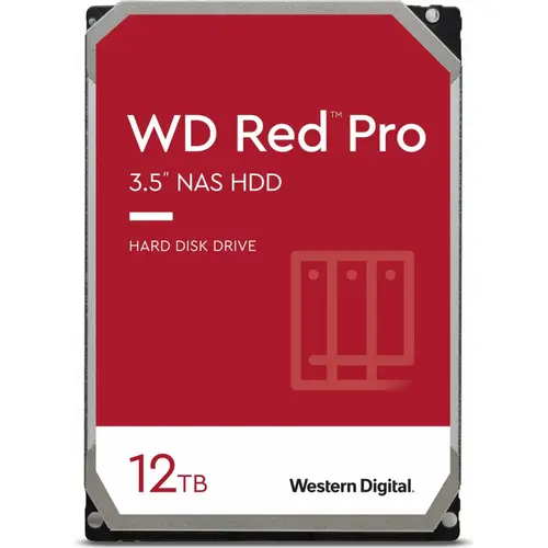 HDD Western Digital Red Pro 12TB SATA-III 7200RPM 512MB