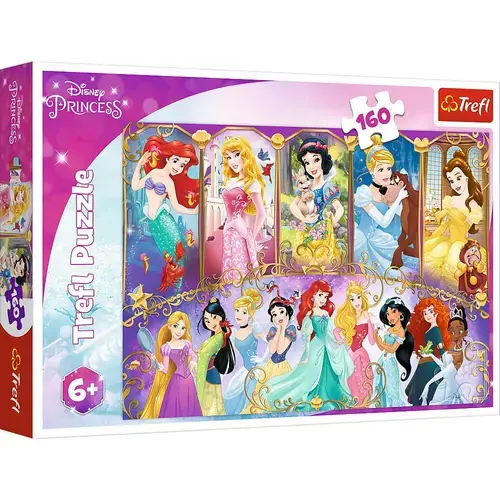 Puzzle Trefl Disney Princess Portretele Printeselor, 160 piese
