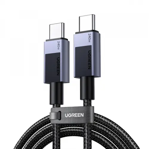 Cablu Date si Incarcare USB-C - USB-C UGREEN L513, 240W, 2m, Negru