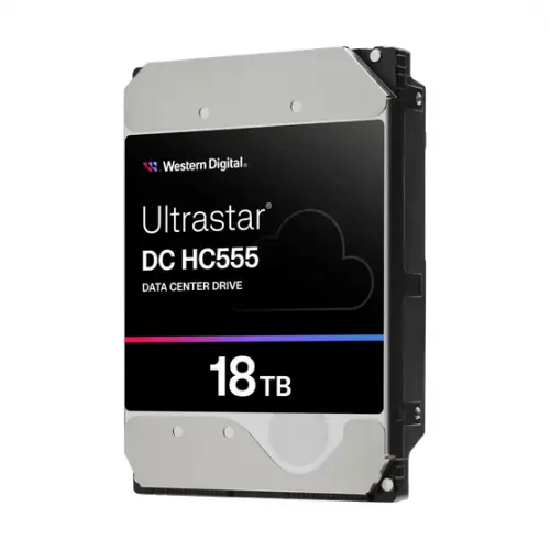 HDD Server Western Digital Ultrastar DC HC555, 18TB, SE, SATA, 3.5inch, 7200 RPM, 512 MB