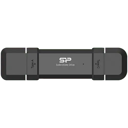 SSD extern Silicon Power DS72, 500 GB, USB 3.2 GEN 2, Flash NAND, Negru