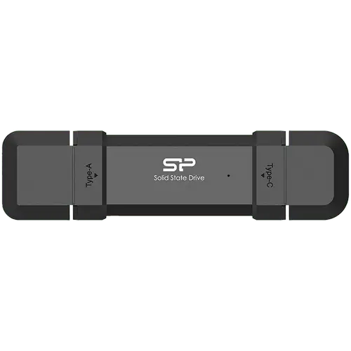 SSD extern Silicon Power DS72, 500 GB, USB 3.2 GEN 2, Flash NAND, Negru