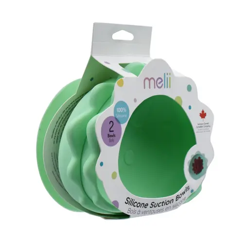 Set 2 boluri din silicon Melii  Dinozaur, 300 ml