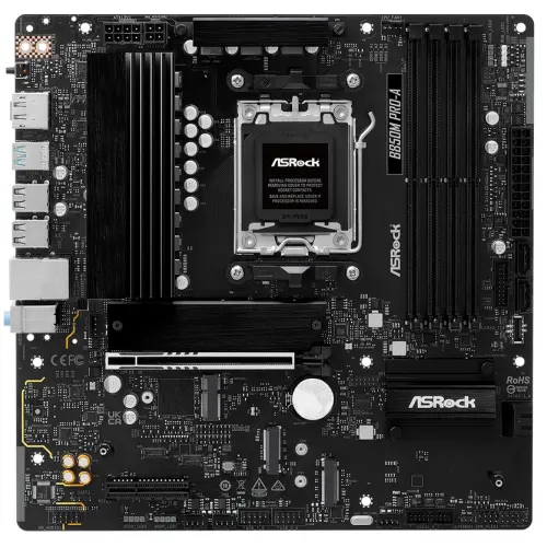 Placa de baza ASRock B850M PRO-A, AMD B850, AM5, DDR5, mATX