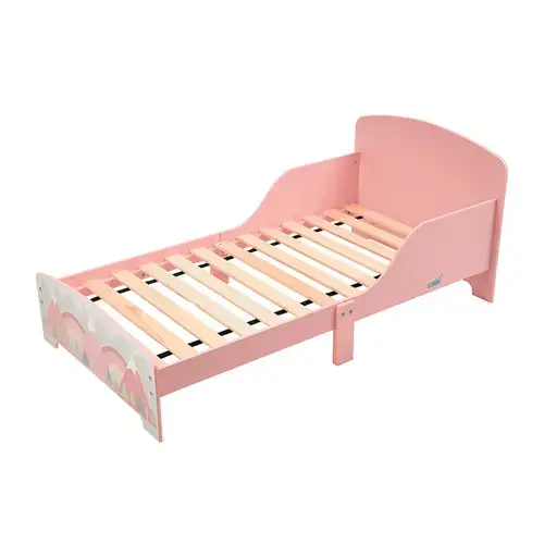 Pat Junior cu protectii laterale Pink Forest, U-grow