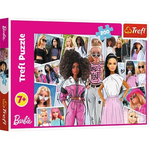 Puzzle Trefl din 200 de piese - Barbie