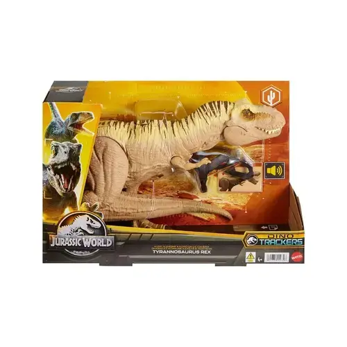 Figurina Jurassic World Dino Tracker - Hunt 'N Chomp, Tyrannosaurus Rex