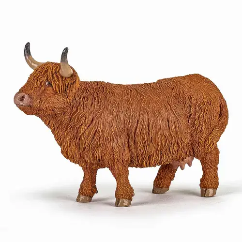 Figurina Papo - Animale de la ferma, Vaca Scotiana Highland